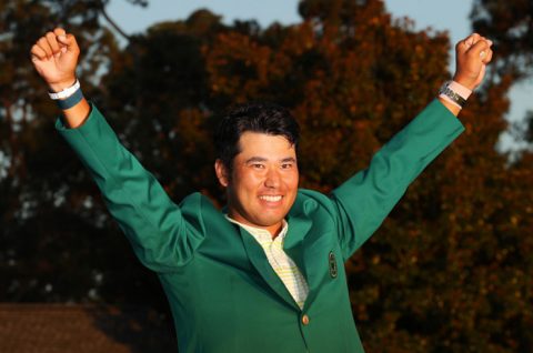 松山英樹選手、マスターズトーナメント優勝！