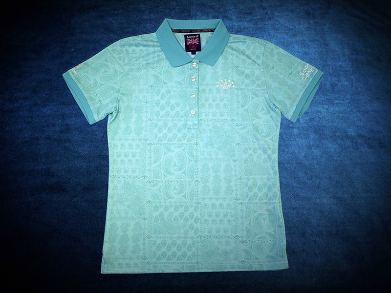 Womens Polo shirt Scotty Cameron x Admiral Bandana Blue｜【公式