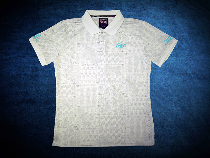 Womens Polo shirt Scotty Cameron x Admiral Bandana White｜【公式